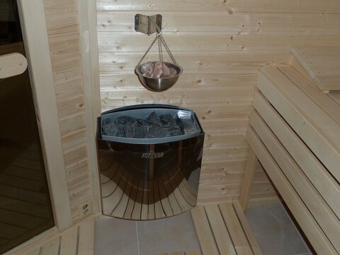 Fínska sauna, saunová pec