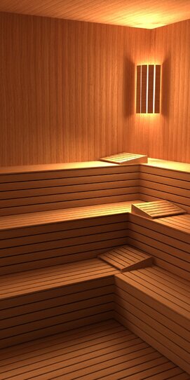 moderná fínska sauna