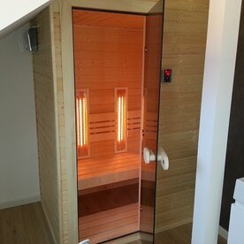domáca sauna do kúpeľne