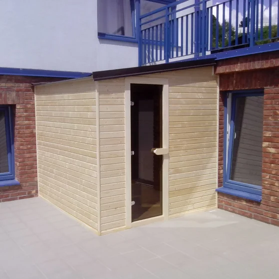 exteriérová sauna na mieru