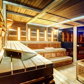 fínska sauna realizácia pre wellness centrum