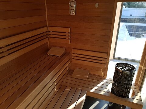 fínska sauna realizácia u zákazníka