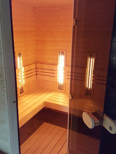 Kombinovaná sauna - fínska sauna a infrasauna