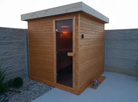 Kombinovaná sauna - fínska sauna a infrasauna Kombinovaná sauna - fínska sauna a infrasauna