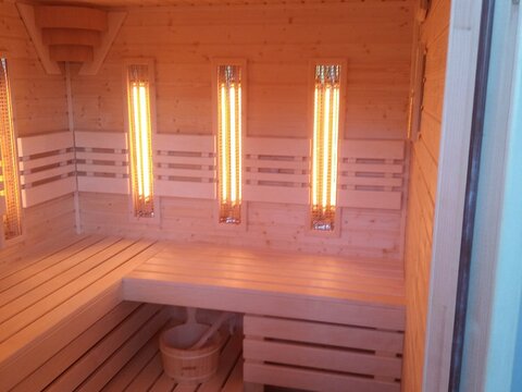 sauny na mieru kombinovaná sauna