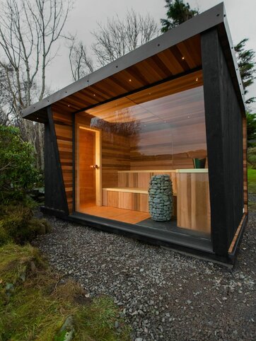 vonkajšia externá sauna