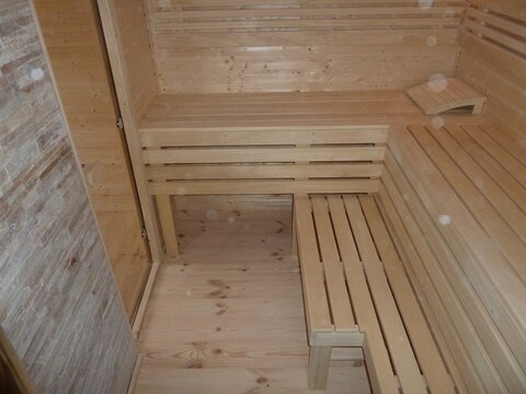 vonkajšia sauna vybavenie